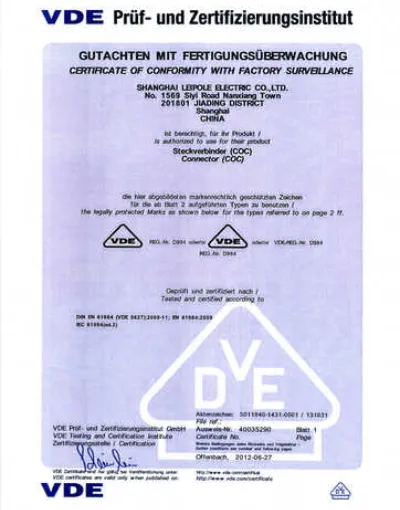 VDE ELECTRICAL SAFETY