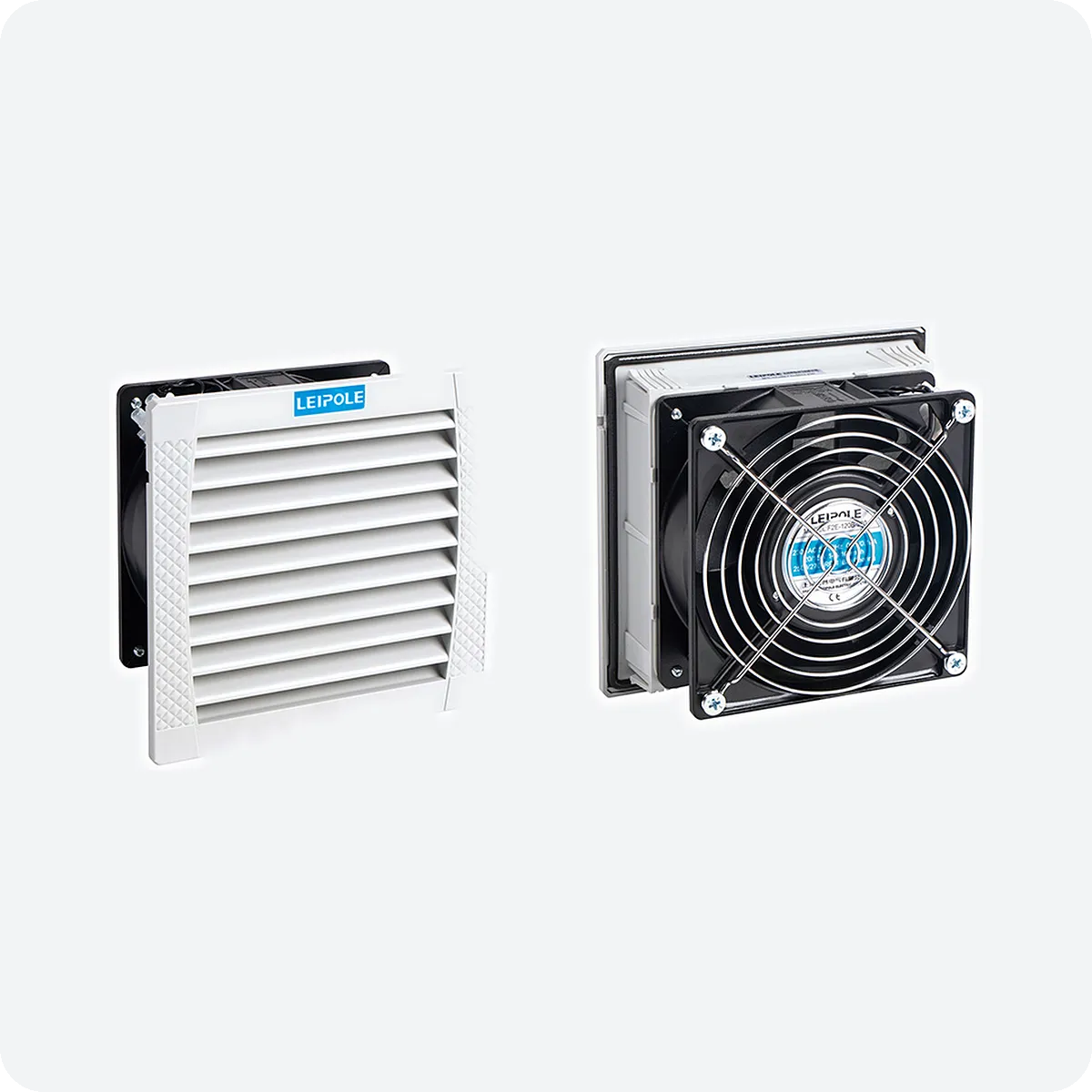 FKL5522 Ultra-Thin Enclosure Fan Filter, 126mm